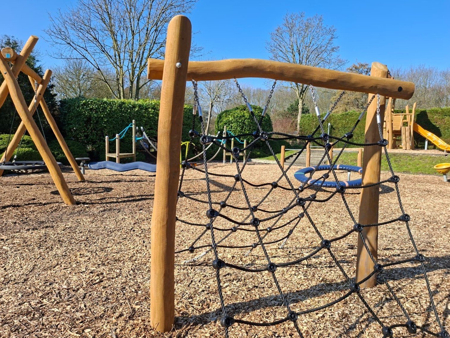 Notre aire de jeux a été rénovée